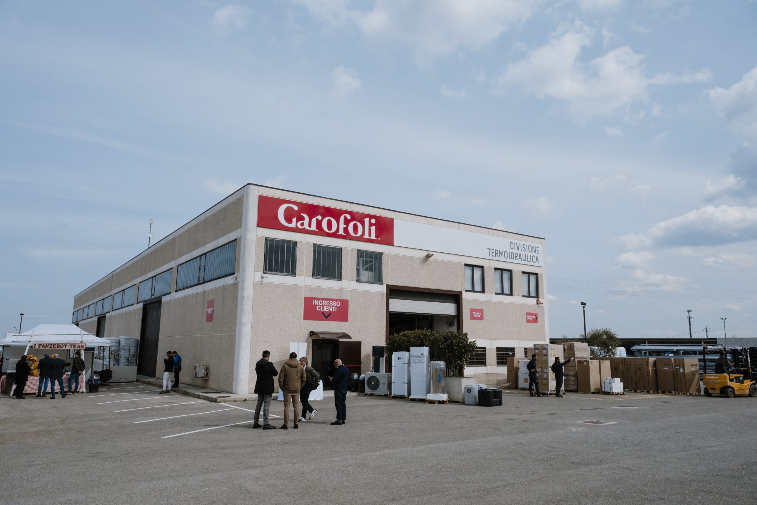 GAROFOLI: Inaugurazione banco termoidraulica
